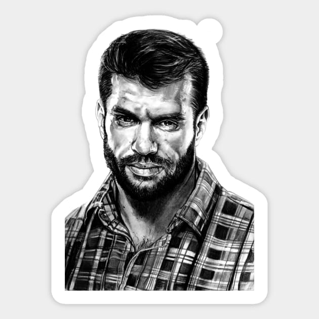 Guy Sticker by davidfarquhar